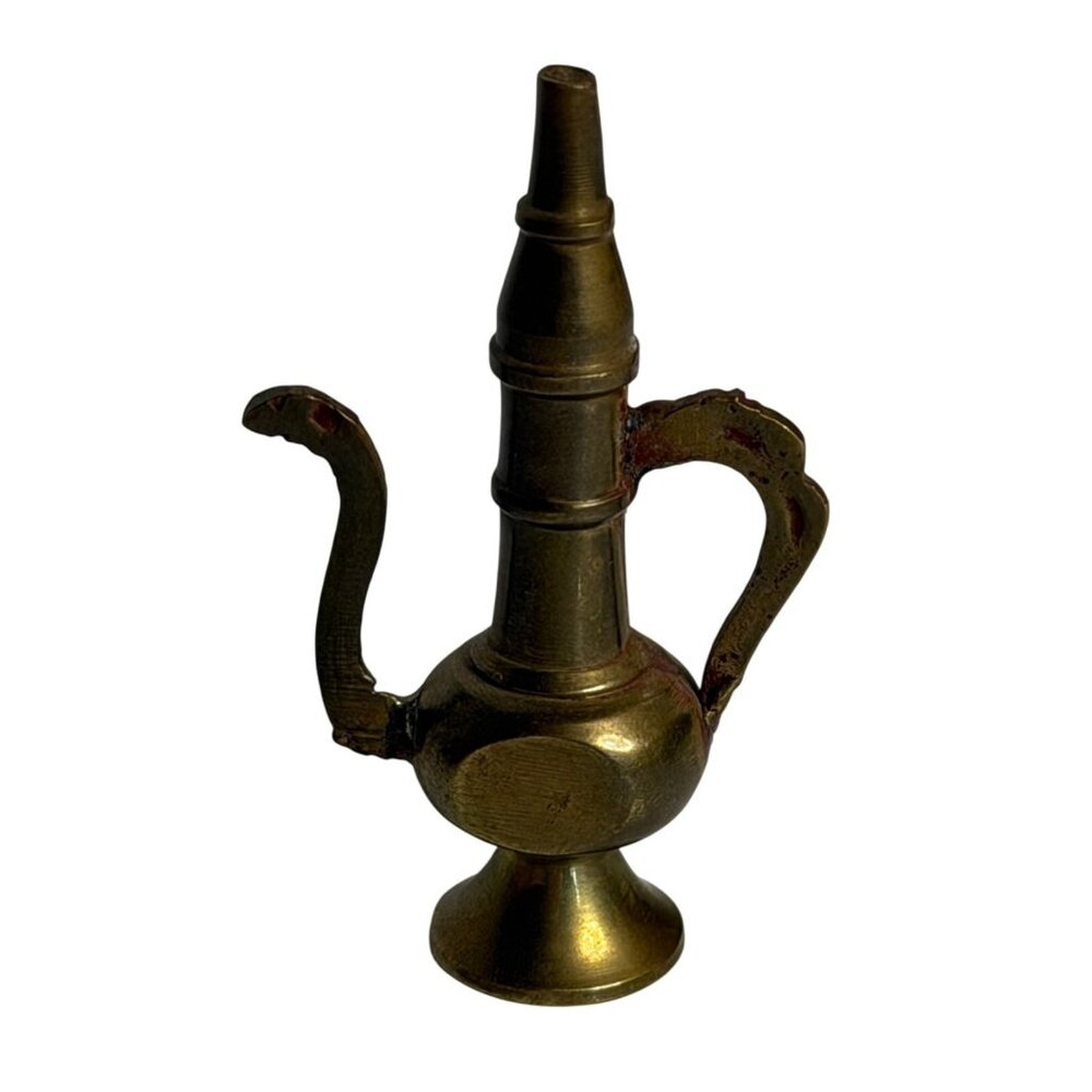 VTG Mini Brass Tea Pot Magic‎ Genie Lantern Collectible Middle Eastern Dalla